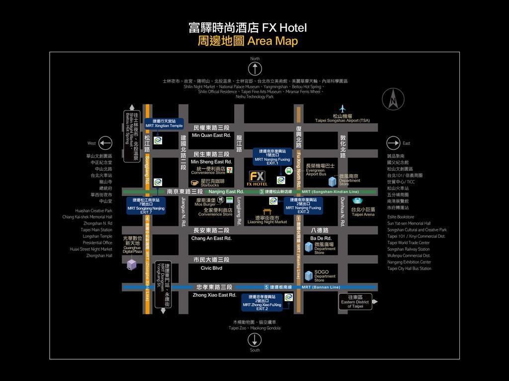 Fx Hotel Taipei Nanjing East Road Branch Luaran gambar